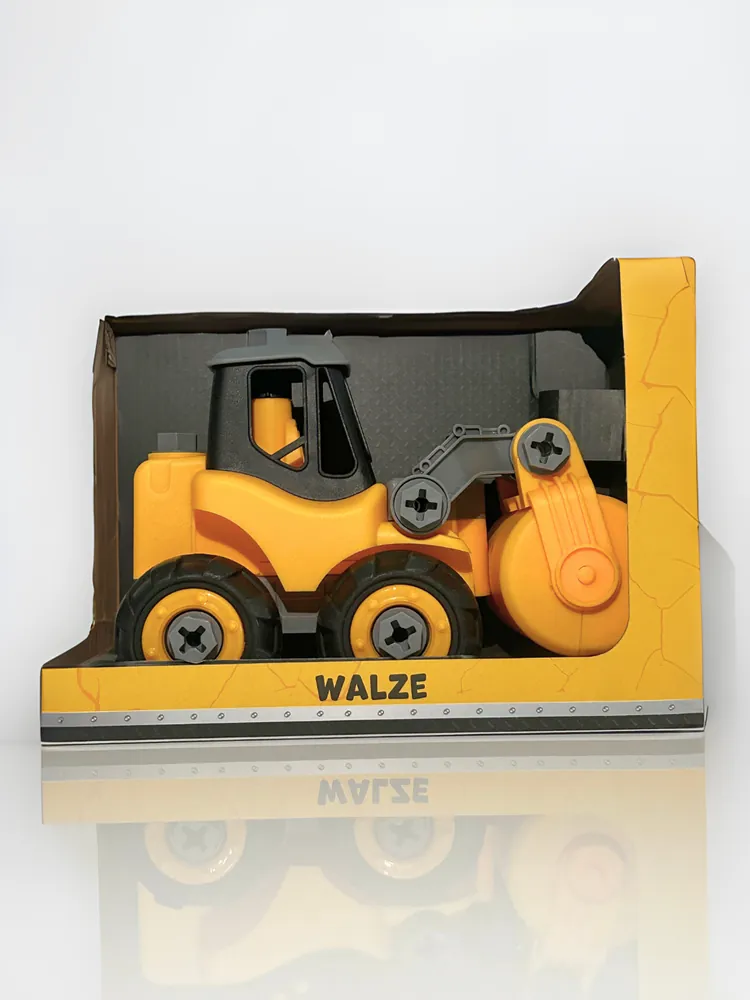 Zabawkowy walec budowlany